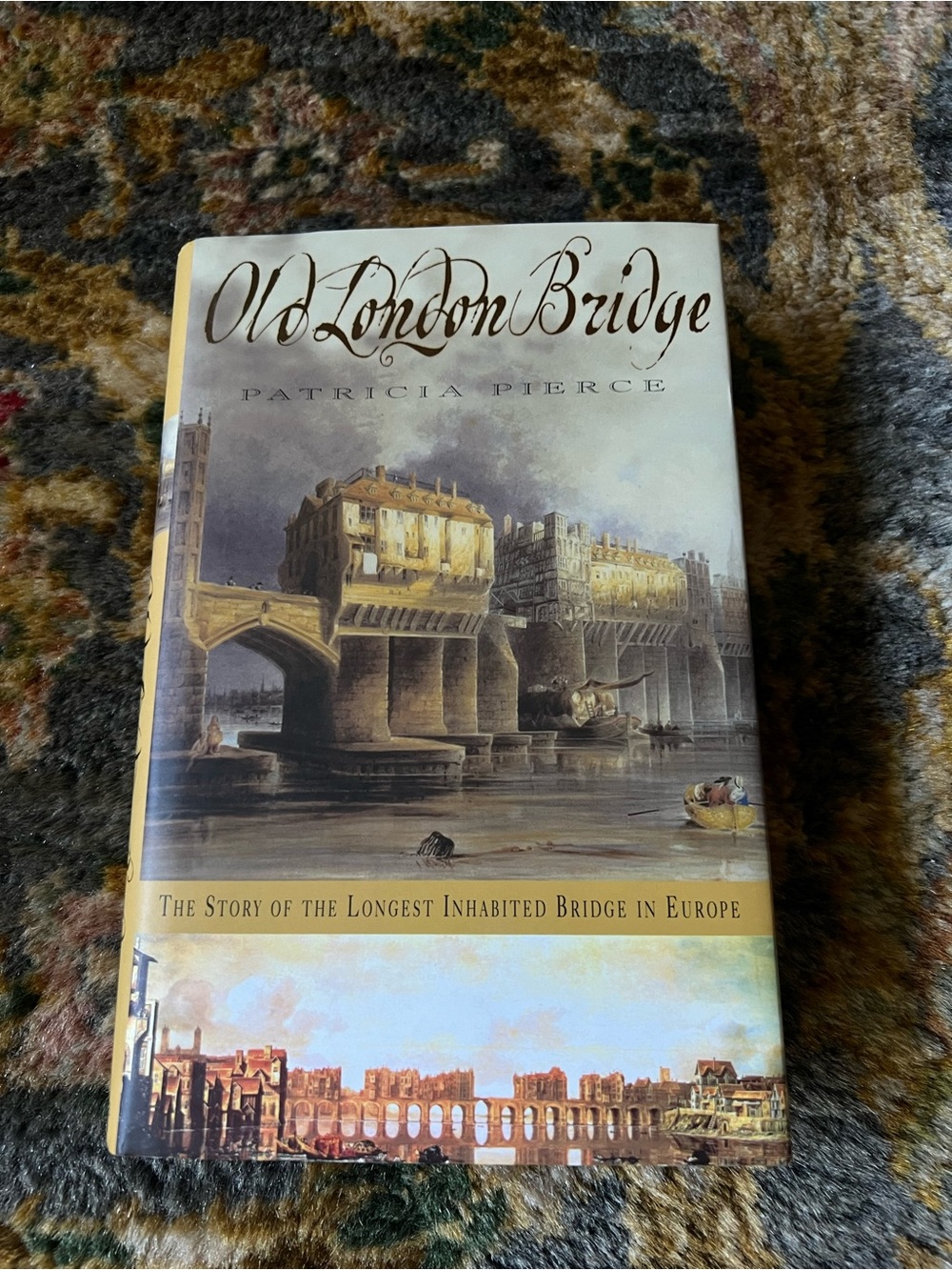 Old London Bridge Hardcover Book